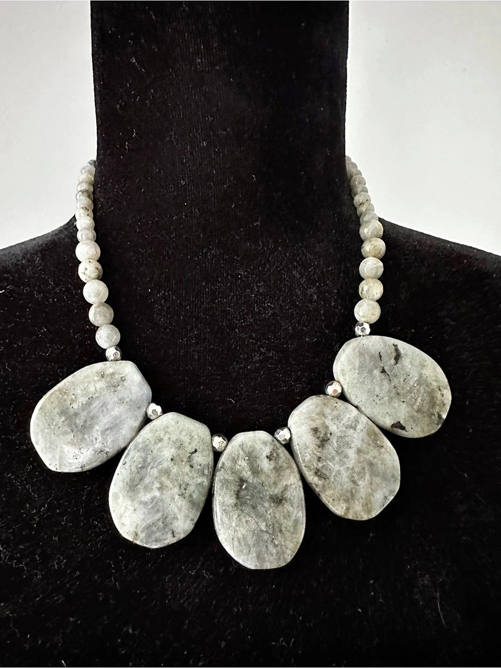 Labradorite Statement Necklace